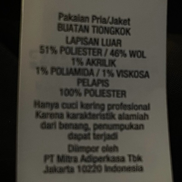 TOPMAN WOOL BLEND NOTCHED LAPELS CLASSIC TAILORING DETAILS OVERCOAT MEDIUM - Picture 5 of 5